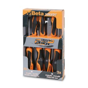   1263/D7 Csavarhúzókészlet (1262, 1264), 7 darabos - Beta - 012630017