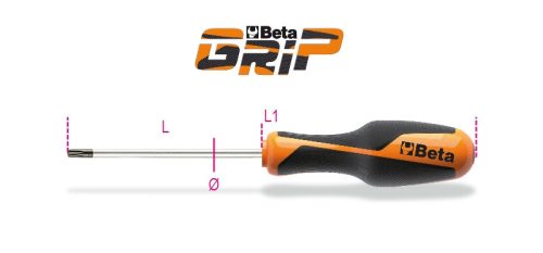 1268RTx 27 Imbusz csavarhúzó Tamper Resistant Torx® csavarokhoz - Beta - 012680027
