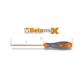 1277BA/TX30 Imbusz-csavarhúzó Torx® csavarokhoz, szikramentes - Beta - 012770830   1277BA/TX30 Imbusz-csavarhúzó Torx® csavarokhoz, szikramentes - Beta - 012770830