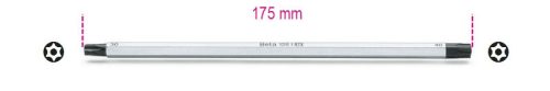 1281RTx/5 Cserélhető csavarhúzószár Tamper Resistant Torx®-csavarokhoz - Beta - 012810363
