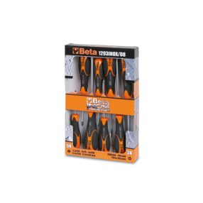 1293INOX/D8 8 darabos csavarhúzókészlet, nemesacél - Beta - 012930408   1293INOX/D8 8 darabos csavarhúzókészlet, nemesacél - Beta - 012930408