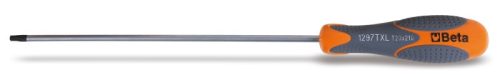 1297Tx-L/15 Imbusz csavarhúzó Torx® csavarokhoz, hosszú krómozott, fekete fej - Beta - 012970115