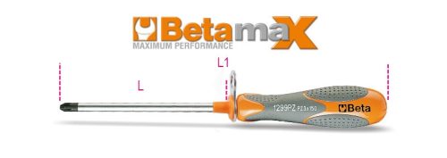1299HS Csavarhúzó Pozidriv(R)- és Supadriv(R)-csavarokhoz H-SAFE - Beta - 012994009