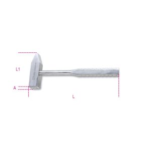   1370INOX Német típusú kalapács szerelőknek, rozsdamentes acélból - Beta - 013700375