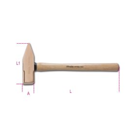   1370BA 500 Lakatos kalapács, szikramentes, fanyéllel - Beta - 013700805