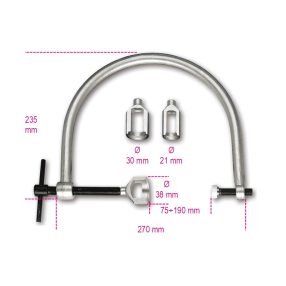   1452K Szeleprugó feszítő fogó három pofával - Beta - 014520100