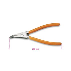   1458 Biztosítógyűrűfogó, krómozott, PVC-bevonatú szárral - Beta - 014580001