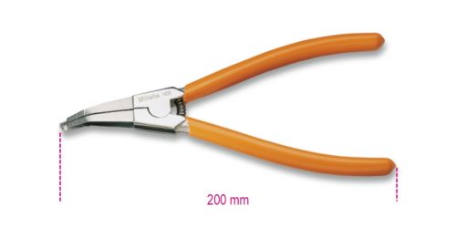 1458 Biztosítógyűrűfogó, krómozott, PVC-bevonatú szárral - Beta - 014580001