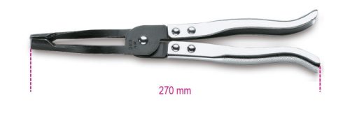 1460F Szeleptömítés kiszedő, nikkelezett, fekete pofákkal - Beta - 014600010