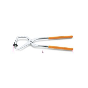   1471 Dobfékrugófogó, nikkelezett, PVC-bevonatú szárral - Beta - 014710001