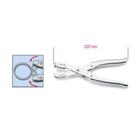 1472 Tömlőbilincsfogó, nikkelezett - Beta - 014720001