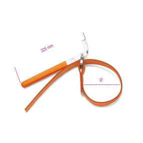 1490/1 Szíjas olajszűrőleszedő, nikkelezett, PVC-bevonatú nyéllel - Beta - 014900001   1490/1 Szíjas olajszűrőleszedő, nikkelezett, PVC-bevonatú nyéllel - Beta - 014900001