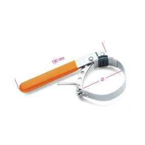   1492/1 Állítható acélpántos olajszűrőleszedő, nikkelezett, PVC-bevonatú nyéllel - Beta - 014920001
