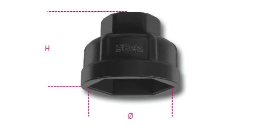 1493AL/CF 30 Olajszűrőleszedő hatlapfejű dugókulcs - Beta - 014930430