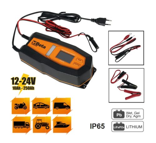 1498H/8A Többfunkciós elektronikus akkumulátortöltő, 12-24V - Beta - 014980208