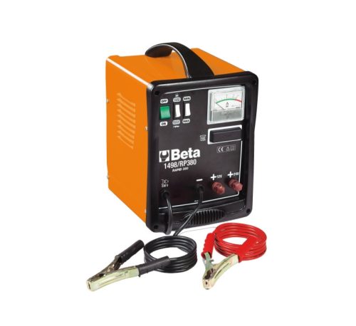 1498/RP380 Hagyományos akkumulátortöltő / gyorsindító, 12/24V - Beta - 014980750