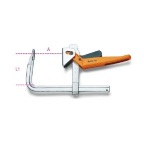   1594 200 Emeltyűs gyors párhuzamszorító, horganyzott - Beta - 015940020