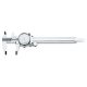 1652 Órás tolómérő nemesített acélból kemény műanyag dobozban, pontosság 0.02 mm - Beta - 016520016