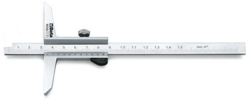 1656 300 Mélységmérő rozsdamentes acélból, tokban, pontosság 0.02 mm - Beta - 016560030