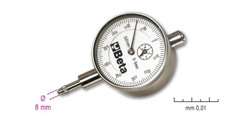 1662/2 Mérőóra, kemény műanyag dobozban, pontosság 0.01 mm - Beta - 016620010