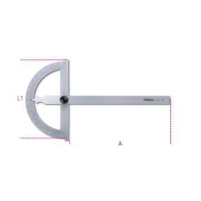   1676 120 Szögmérő, rozsdamentes acélból - Beta - 016760012