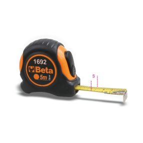   1692/5 Mérőszalag, ütésálló bimateriál ABS-ház, acélszalag, pontossági osztály: II - Beta - 016920055