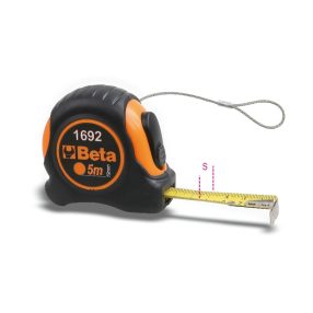 1692HS Mérőszalag, ütésálló bimateriál ABS-ház, acélszalag, pontossági osztály: II - Beta - 016924055   1692HS Mérőszalag, ütésálló bimateriál ABS-ház, acélszalag, pontossági osztály: II - Beta - 016924055