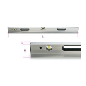   1696S 2000 Szintezőléc alumíniumból 2 törésbiztos libellával - Beta - 016960420