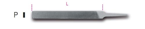 1718A6/P Lapos egyengető reszelő markolat nélkül - Beta - 017180025