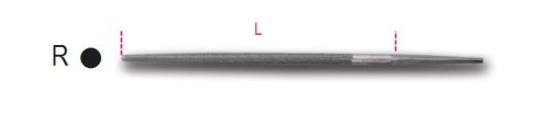 1718D6/R Kerek nagyoló reszelő markolat nélkül - Beta - 017180129