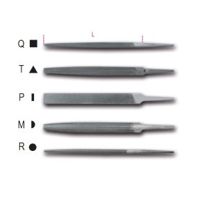   1718D8/Q Szögletes nagyoló reszelő markolat nélkül - Beta - 017180131