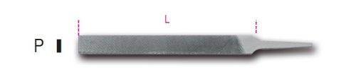 1718D10/P Lapos nagyoló reszelő markolat nélkül - Beta - 017180145