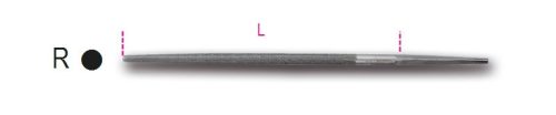 1718D10/R Kerek nagyoló reszelő markolat nélkül - Beta - 017180149