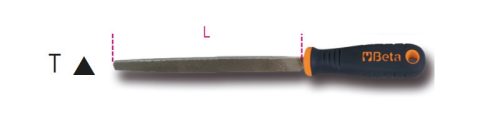 1719BMD6/T Háromszög nagyoló reszelő markolattal - Beta - 017190193