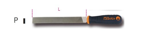 1719BMD10/P Lapos nagyoló reszelő markolattal - Beta - 017190245