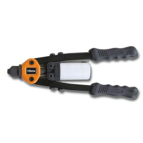   1740B 330 kompakt teljesítmény szegecshúzó szártartó tartállyal 5 cserélhető fejjel szállítjuk - Beta - 017400330