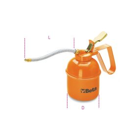   1751 1000 Olajozó fémkanna, flexibilis csővel - Beta - 017510100