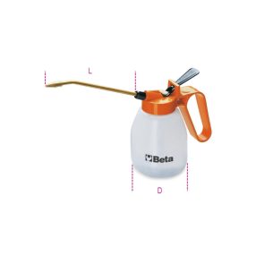   1752 500 Pumpás olajozó műanyag kanna, merev csővel - Beta - 017520005