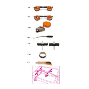   1766/8 8 darabos szélvédőkivágó készlet - Beta - 017660100