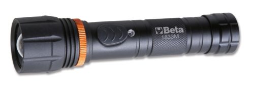 1833M LED zseblámpa intenzív fényerővel, robusztus eloxált alumíniumból, 700 lumenig - Beta - 018330003
