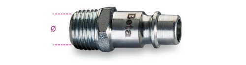 1916G 1/4 Gyorscsatlakozó, európai modell - Beta - 019160005