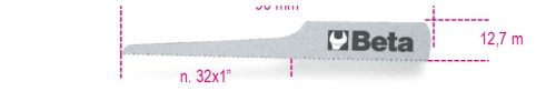 1942LR 1942 LR-bimetal blades for air saw 1942 - Beta - 019420032