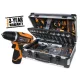 BW 2056E 12V/19P Worker 147 darabos szerszámkészlet és 12V fúrócsavarozó táskában - Beta - 020566032