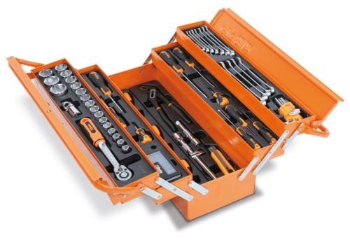 BW 2120L-E/T91-E Worker 91 darabos szerszámkészlet lemez szerszámládában,általános karbantartáshoz - Beta - 021206911