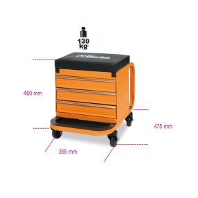 2258N-O Gurulós szerelőszék fiókkal - Beta - 022580021