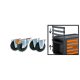 2300ST/KIT 4-kerék és fogantyú a C23ST modellhez - Beta - 023000950