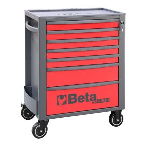RSC24/7-R 7 fiókos szerszámkocsi, piros - Beta - 024004073 RSC24/7-R 7 fiókos szerszámkocsi, piros - Beta - 024004073