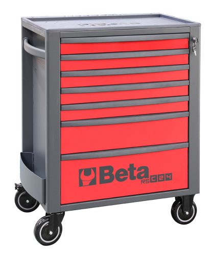 RSC24/7-R 7 fiókos szerszámkocsi, piros - Beta - 024004073
