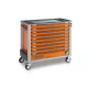 BW 2400S-XLR9/E-XL Worker 9 fiókos szerszámkocsi 487 darabos szerszámkészlettel, piros - Beta - 024006363