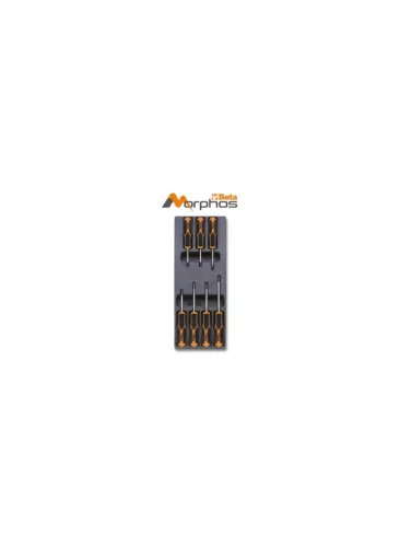 T205MH ABS szerszámtálca Morphos Torx csavarhúzókkal 7db-os - Beta - 024240247